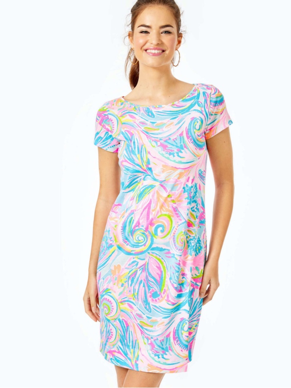 Lilly Pulitzer Marlowe Dress in Multi Carnivale Coral Size XS
